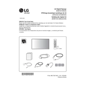 LG 55TC3CD 55TC3CD-B.AUS Signage manual cover