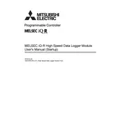 Mitsubishi SW1DNN-RDLUTL Data Logger manual cover