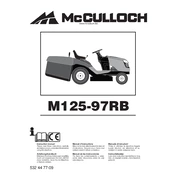 McCulloch M125-97RB manual cover