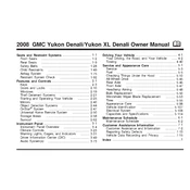 GMC Yukon Denali 2008 manual cover