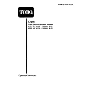 Toro 53-cm 20708 Mower manual cover