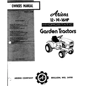 Ariens 931008 Tractor manual cover