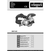 Scheppach MNF1400 5802601901 Wall Chaser manual cover