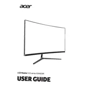 Acer EH3 EI342CKRP Monitor manual cover