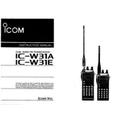 Icom IC-W31A Transceiver manual cover