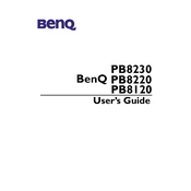 BenQ PB8120 manual cover