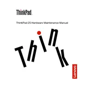 Lenovo ThinkPad 25 Laptop manual cover