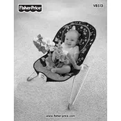 Fisher Price Mattel Comfy Time V8513 Bouncer manual cover