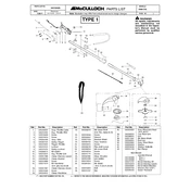 McCulloch 2500 CXL manual cover