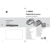 Bosch AL 1880 CV Battery manual cover