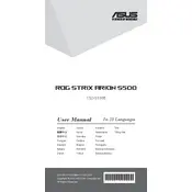 ASUS ROG Strix Arion S500 Storage manual cover