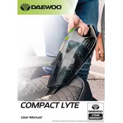 Daewoo 7.4V Compact Lyte Wet & Dry FLR00006 Vacuum Cleaner manual cover