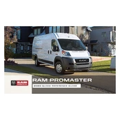 Ram Promaster 2020 Van manual cover