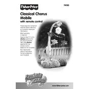 Fisher Price Mattel Classical Chorus Mobile with Remote Control 74120 Toy manual cover