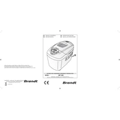 Brandt MP-850 Breadmaker manual cover