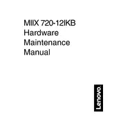 Lenovo IdeaPad Miix 720-12IKB Tablet manual cover