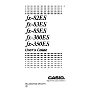 Casio fx-82ES Calculator manual cover