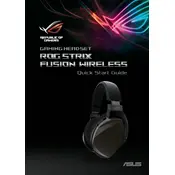 ASUS ROG Strix Fusion Wireless Headphones manual cover