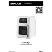 Sencor SFR 5400WH Fryer manual cover