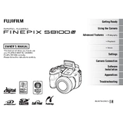 Fujifilm FinePix S8100fd Camera manual cover