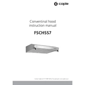 Caple FSCHSS7 Hood manual cover