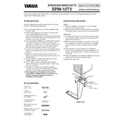 Yamaha SPM-10TV Bracket manual cover