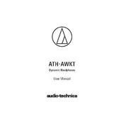 Audio-Technica ATH-AWKT Headphones manual cover