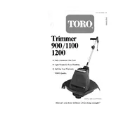 Toro 1100 51200 Trimmer manual cover