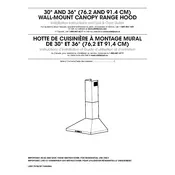 Whirlpool WVW93UC0LS Hood manual cover