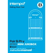 Intempo EE0995 Retro Mini Jukebox manual cover