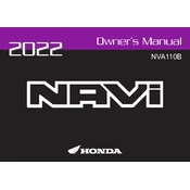 Honda NVA110B NAVI 2022 Motorcycle manual cover