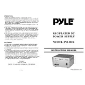 Pyle PSL122X Power Supply manual cover