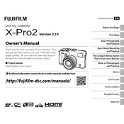 Fujifilm X-Pro2 Camera manual cover