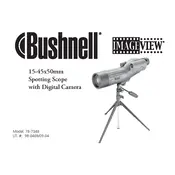 Bushnell 78-7348 Scope manual cover