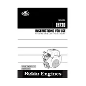 Subaru EH72D Engine manual cover