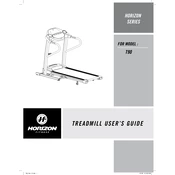 Horizon Fitness T90 2009 Treadmill manual cover