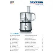 Severin KM 3892 Shredder manual cover