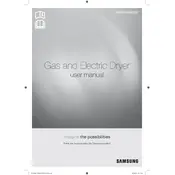 Samsung DV40J3000 Dryer manual cover