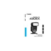 Canon Speedlite 430EX manual cover