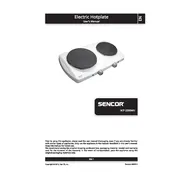 Sencor SCP 2250WH Hotplate manual cover