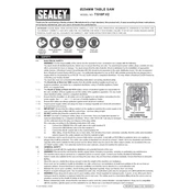 Sealey TS10P.V2 Saw manual cover