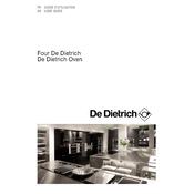 De Dietrich DOD1278B Oven manual cover