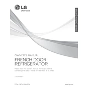 LG LMX28988ST Refrigerator manual cover