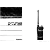 Icom IC-M10E Transceiver manual cover