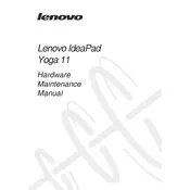 Lenovo ThinkPad Yoga 11 Laptop manual cover