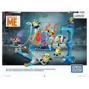 Mega Bloks Mattel Despicable me Gru Lab CNP34 Construction Set manual cover