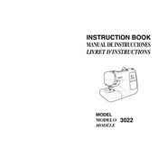 Janome 3022 manual cover