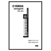 Yamaha SHS-300 Keyboard manual cover