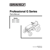 Gravely G Series 987070 Tractor manual cover