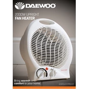 Daewoo 2000W Upright Fan Heater HEA1403 Heater manual cover